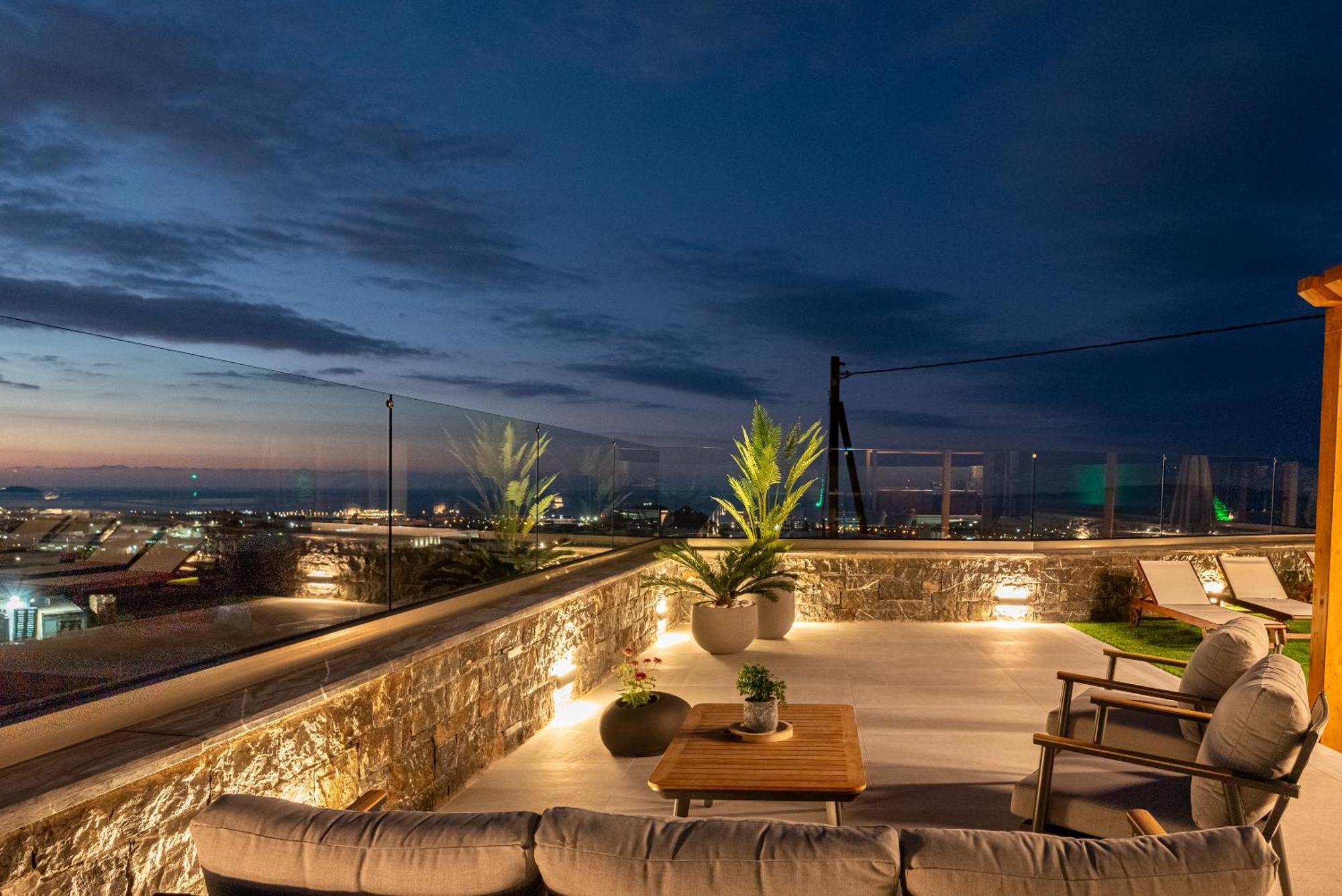 Petra Luxuria With Private Heated Pool Villa Héraklion