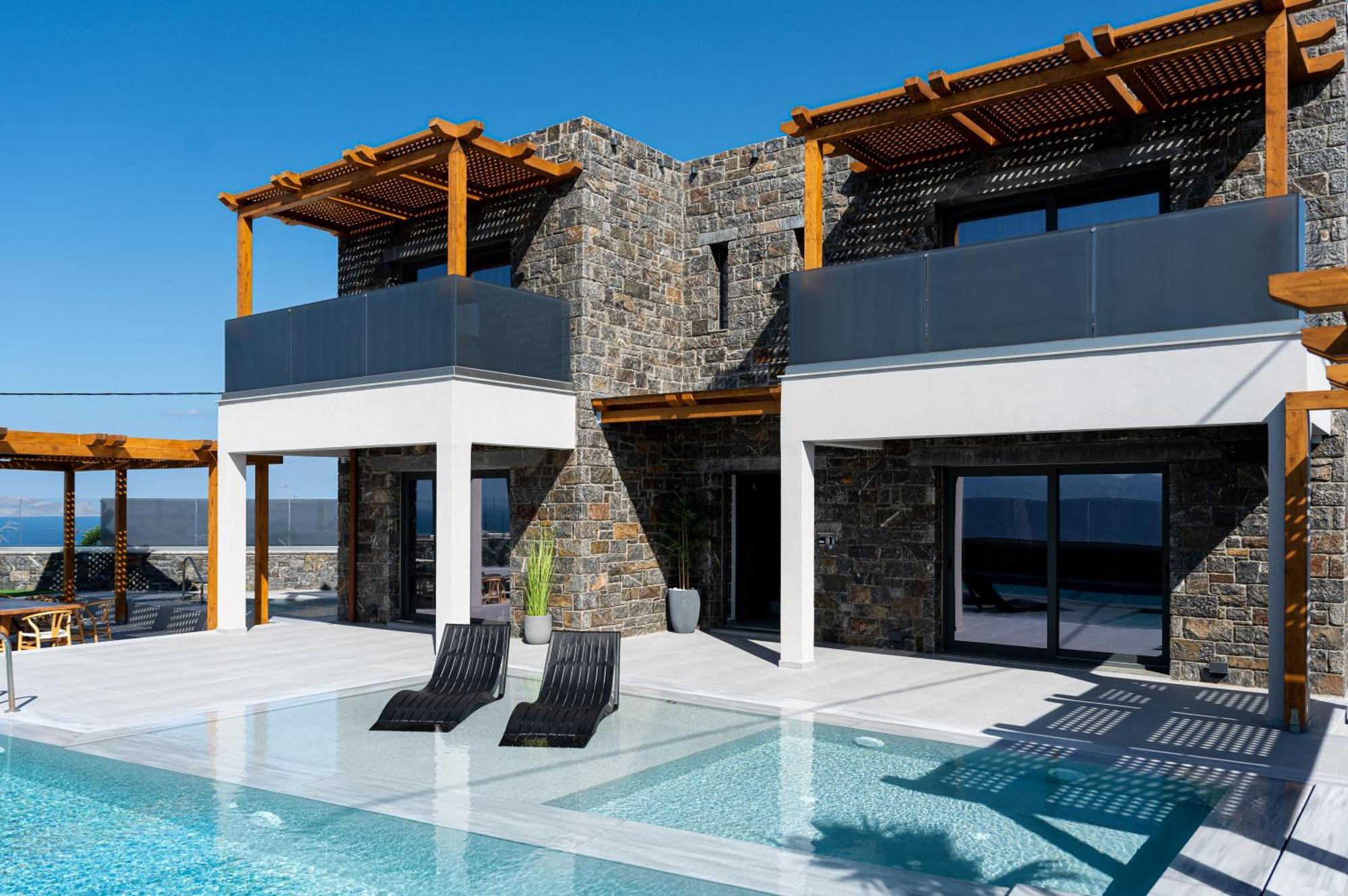 Petra Luxuria With Private Heated Pool * Héraklion
